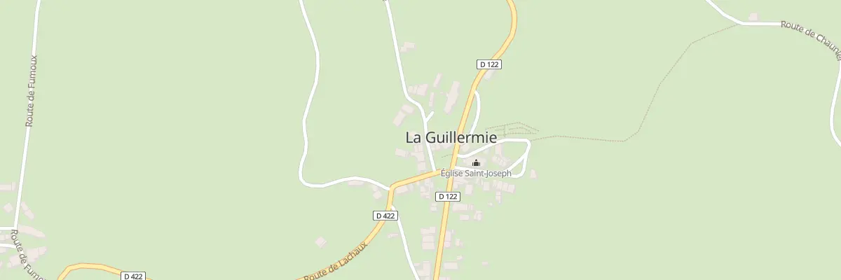Plan du 5187 Le Bourg à La Guillermie