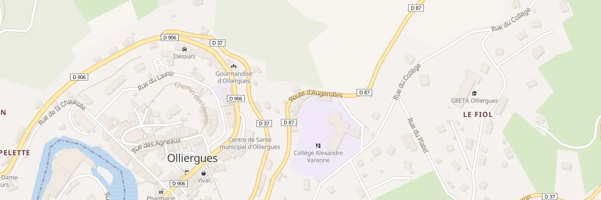 Plan du 5297 Rte d’Augerolles à Olliergues
