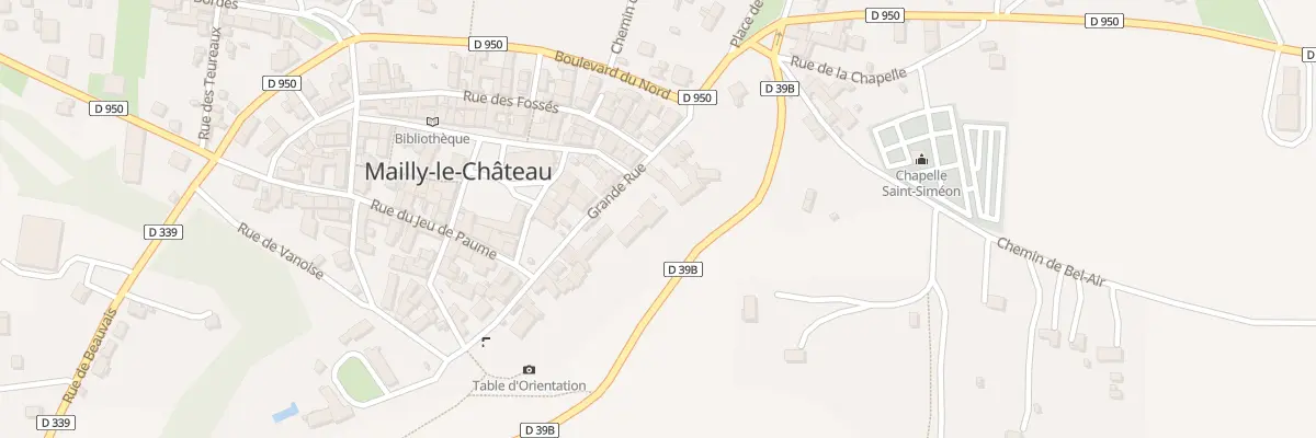 Plan du 11 Gr Grande Rue à Mailly-le-Château
