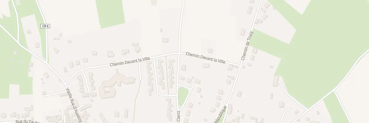 Plan du 24 Che des Clercs à Mailly-le-Château