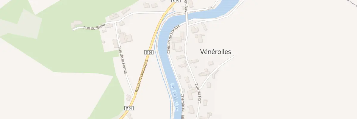 Plan du 6 Rue du Fort à Vénérolles