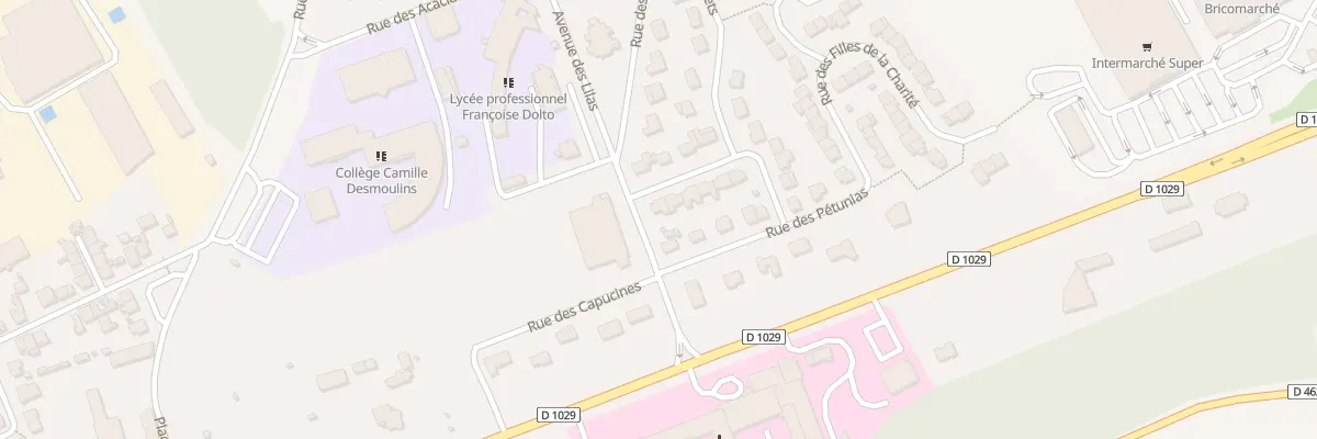 Plan du 18 Rue des Géraniums à Guise
