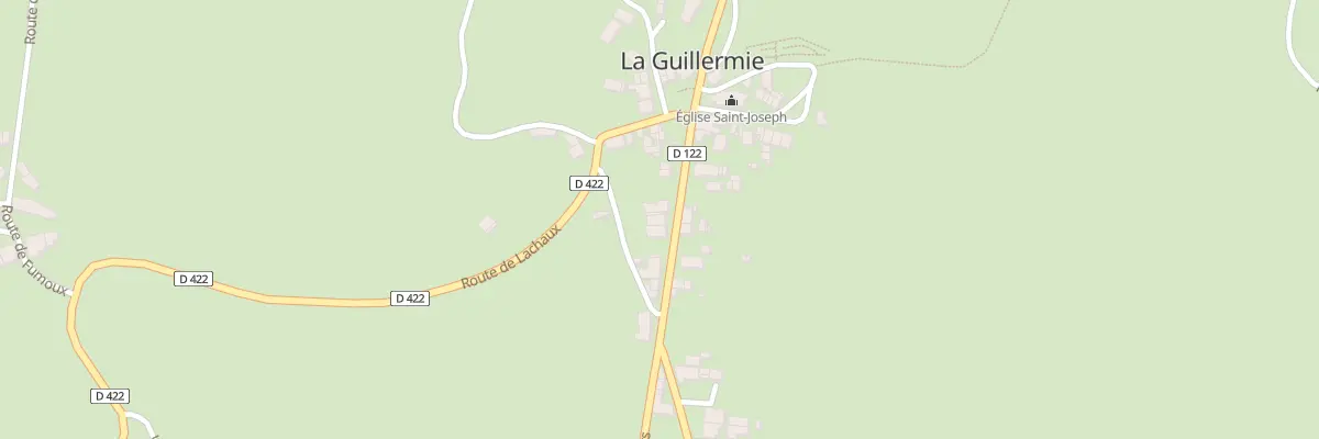 Plan du 5040 Le Bourg à La Guillermie