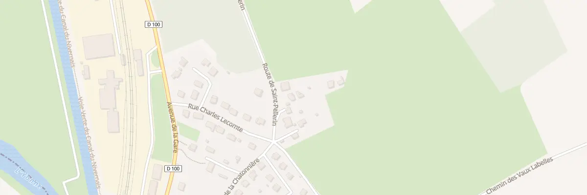 Plan du 10 Rte Saint-Pellerin à Châtel-Censoir