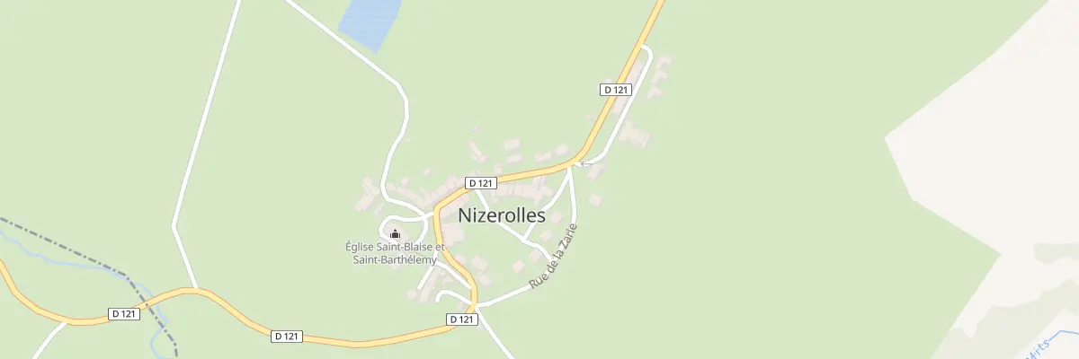 Plan du 3 Rue de la Mairie à Nizerolles