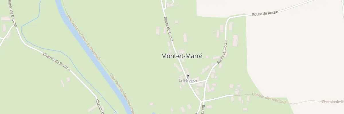Plan du 81 Le Bourg à Mont-et-Marré