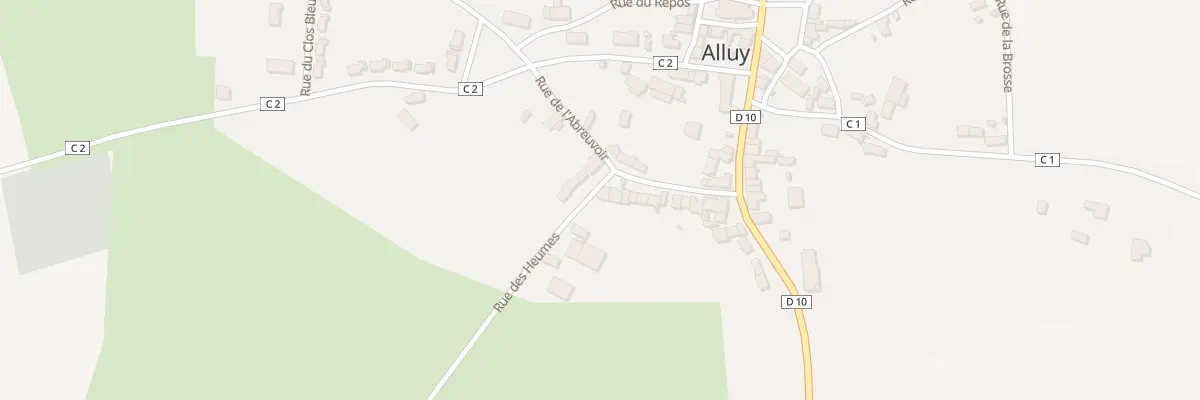 Plan du 93 Rue des Heumes à Alluy