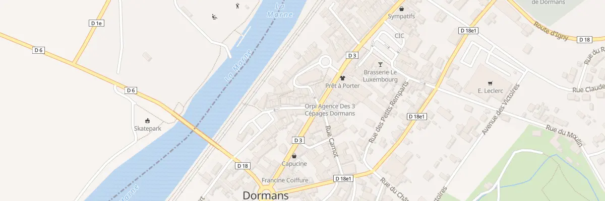 Plan du 6 Rue Denfert Rochereau à Dormans