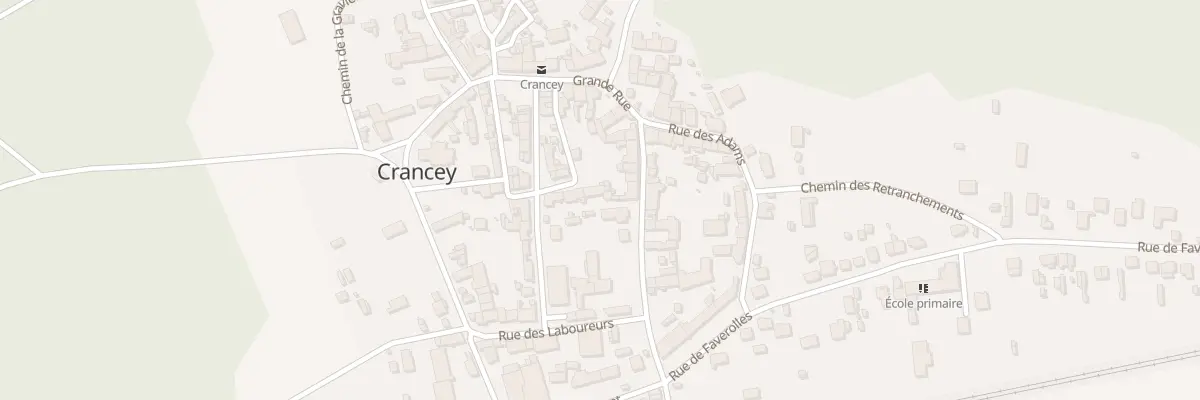 Plan du 167 Le Village à Crancey