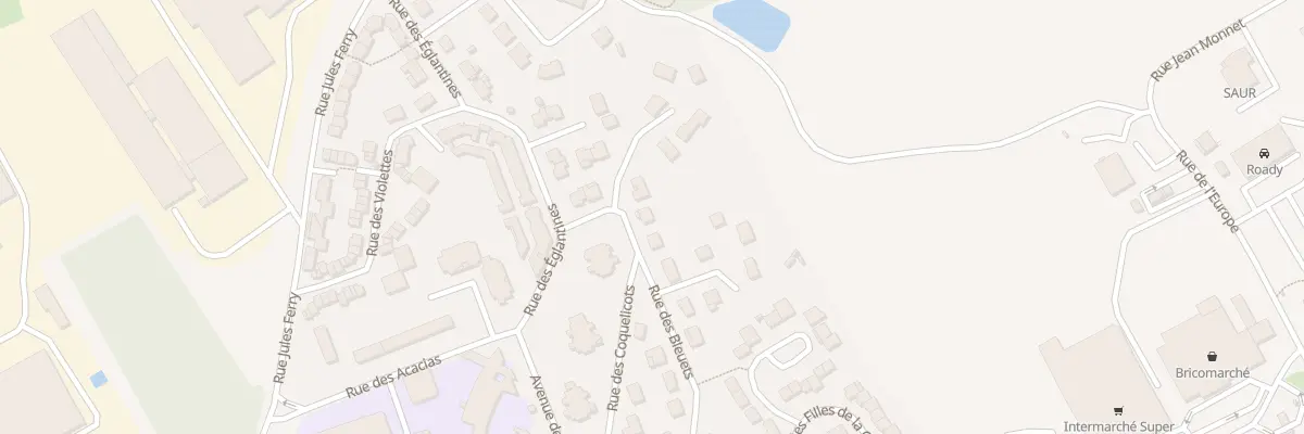 Plan du 212 Rue des Bleuets à Guise