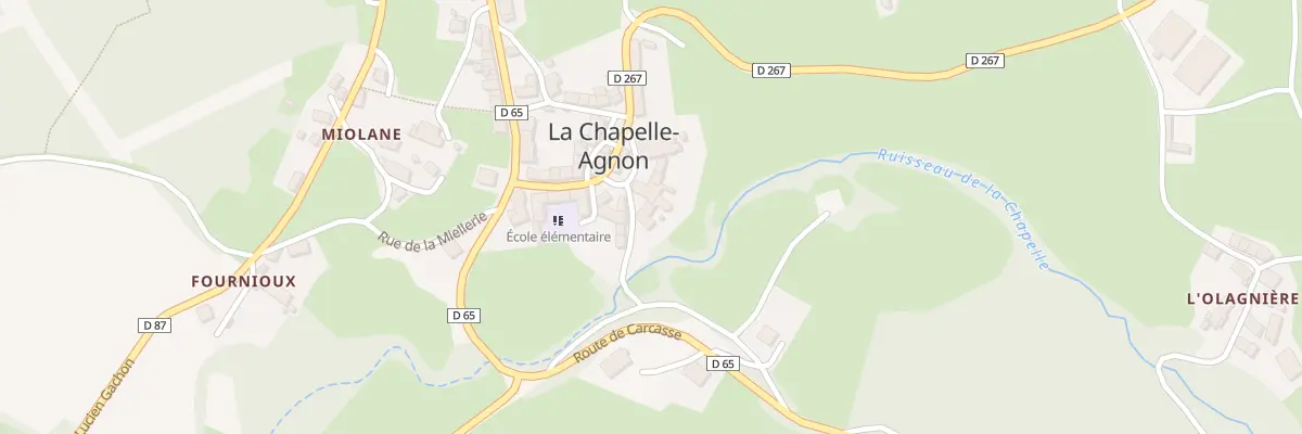 Plan du 5472 Le Bourg à La Chapelle-Agnon