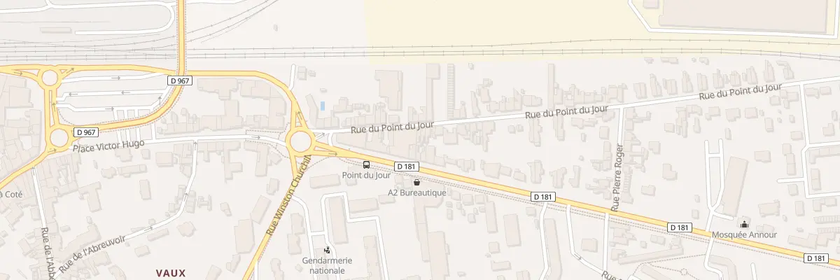 Plan du 12 Rue du Point du Jour à Laon
