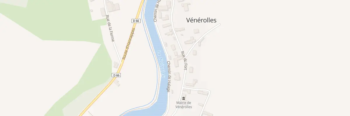 Plan du 12 Rue du Fort à Vénérolles