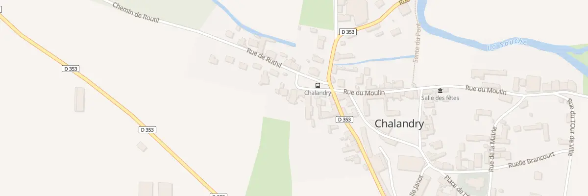 Plan du 8 Pl du Four à Chalandry