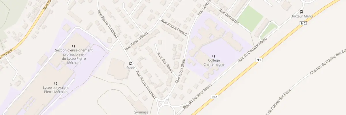 Plan du 122 Rue Léon Blum à Laon
