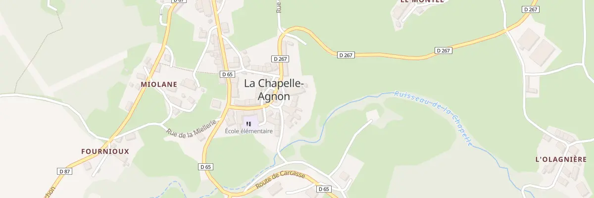 Plan du 5165 Le Bourg à La Chapelle-Agnon