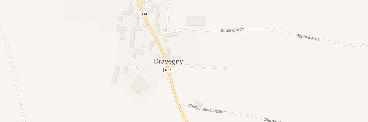 Plan du 1 Rue Grande Rue à Dravegny