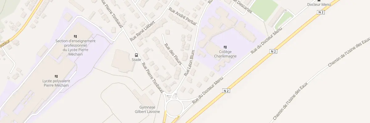 Plan du 126 Rue Léon Blum à Laon