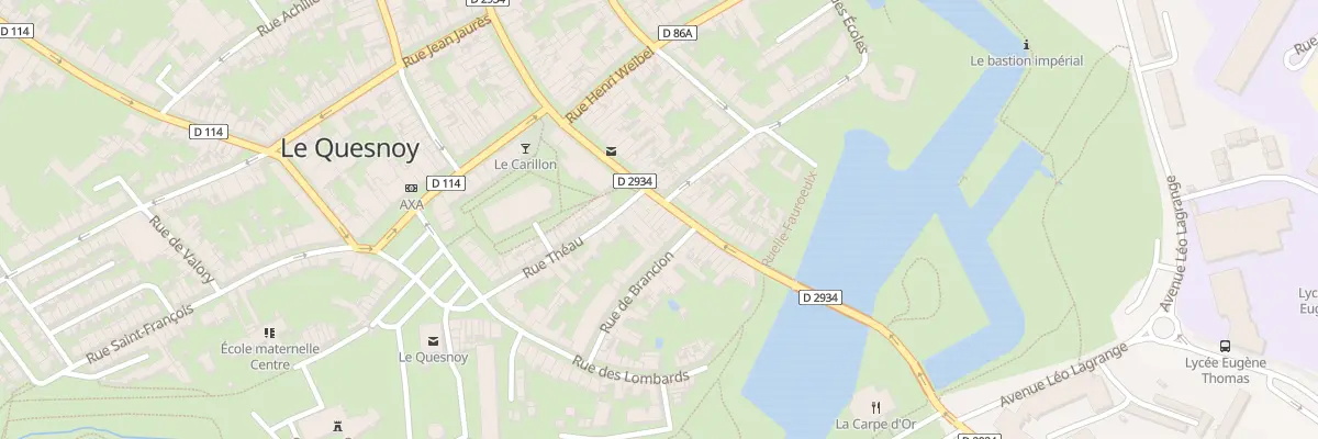 Plan du 27 Rue du Marechal Joffre au Quesnoy