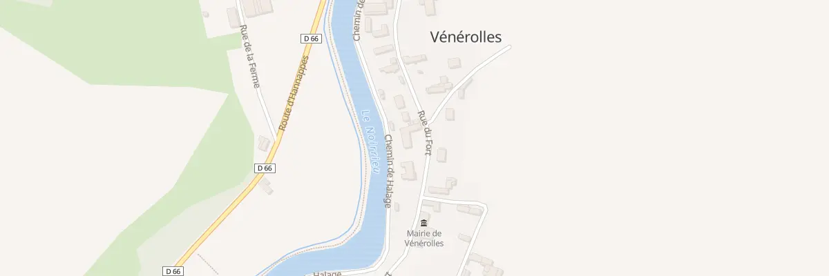 Plan du 14 Rue du Fort à Vénérolles