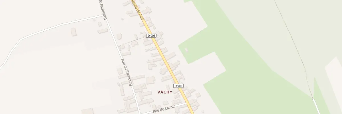 Plan du 304 Hameau de Vachy à Champlost