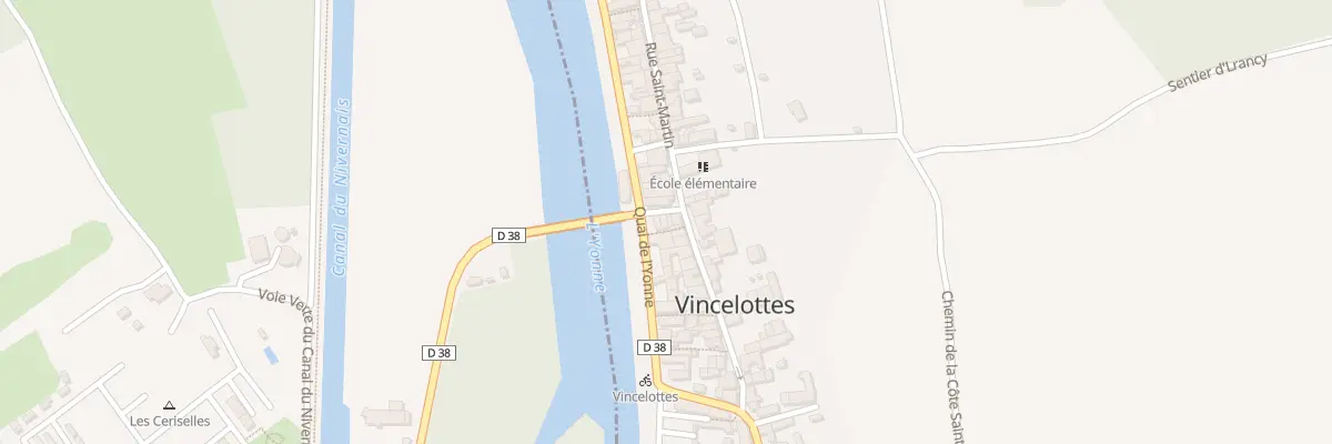 Plan du 2 Rue du Pont à Vincelottes