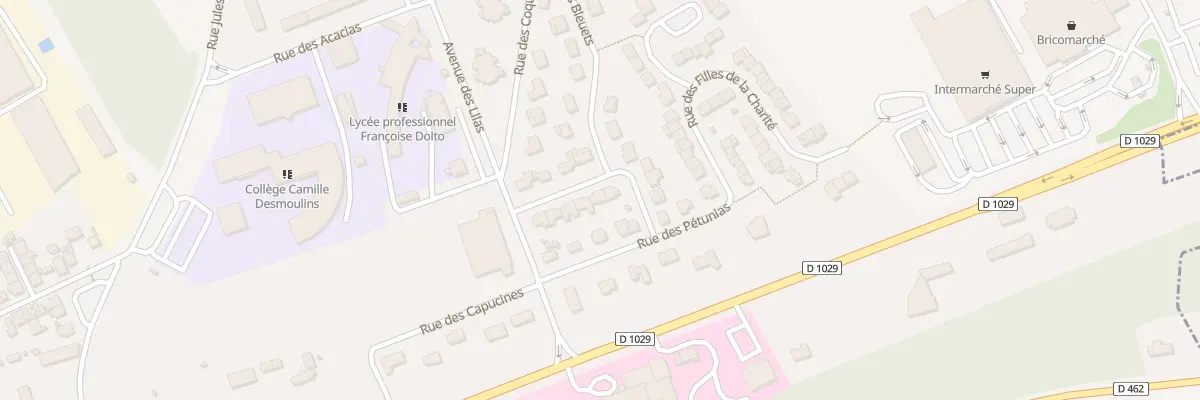 Plan du 64 Rue des Géraniums à Guise