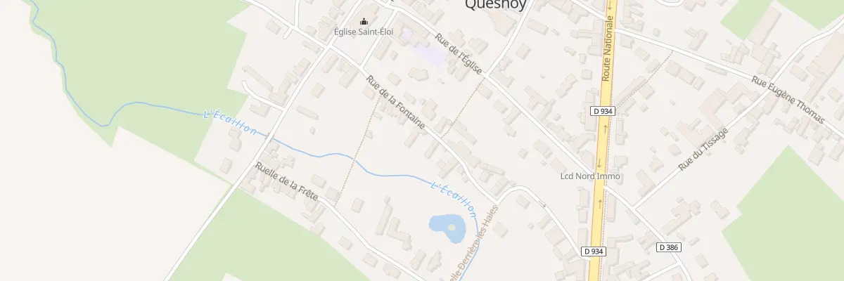 Plan du 18 Rue de la Fontaine à Louvignies-Quesnoy