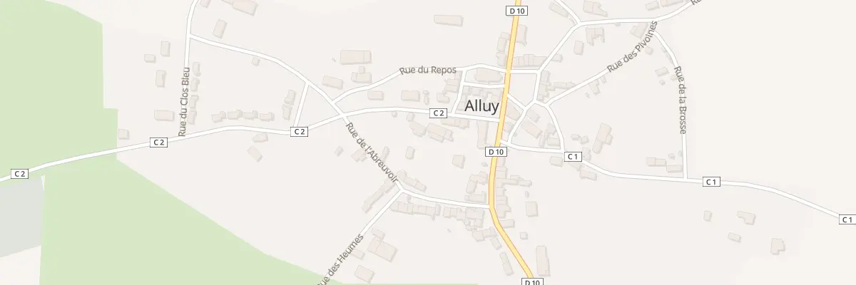 Plan du 89 Rue l’Huy Morlot à Alluy
