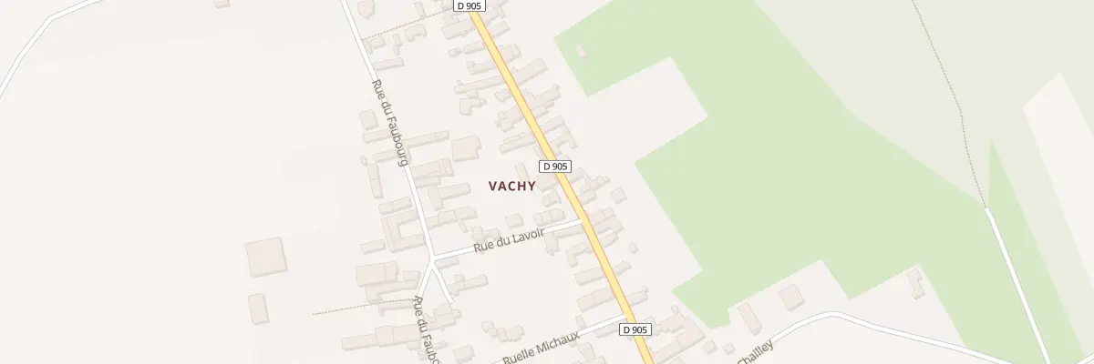 Plan du 21B Rte de Paris (Ham Vachy) à Champlost