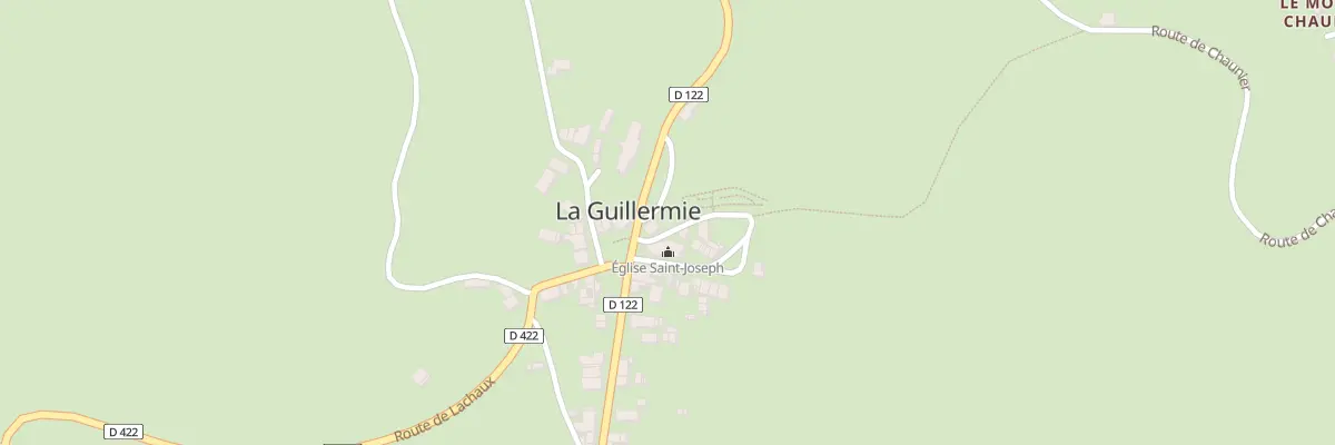 Plan du 5003 Le Bourg à La Guillermie