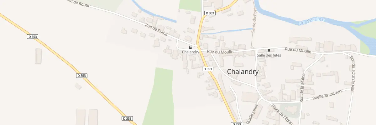 Plan du 4 Pl du Four à Chalandry
