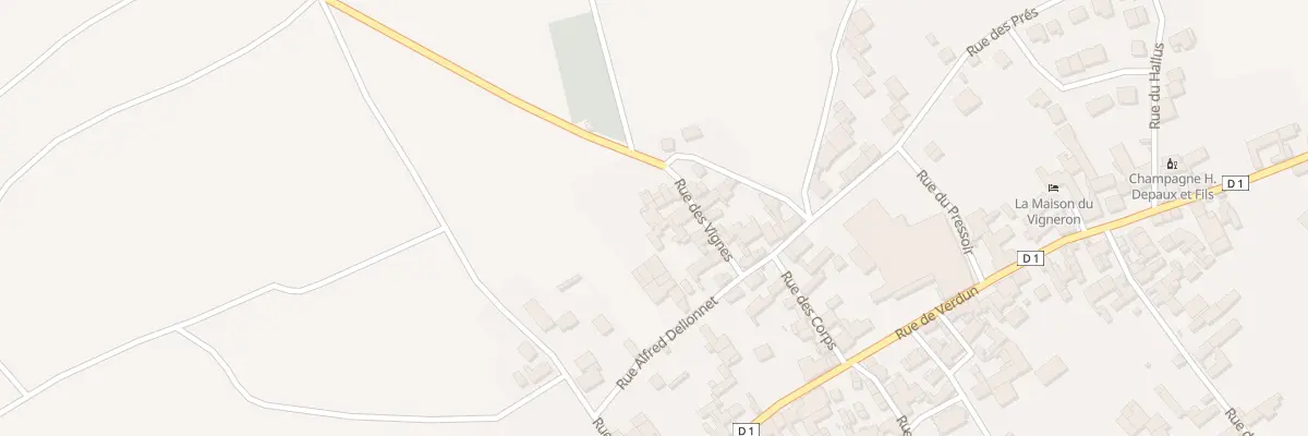 Plan du 9 Rue des Vignes à Vincelles