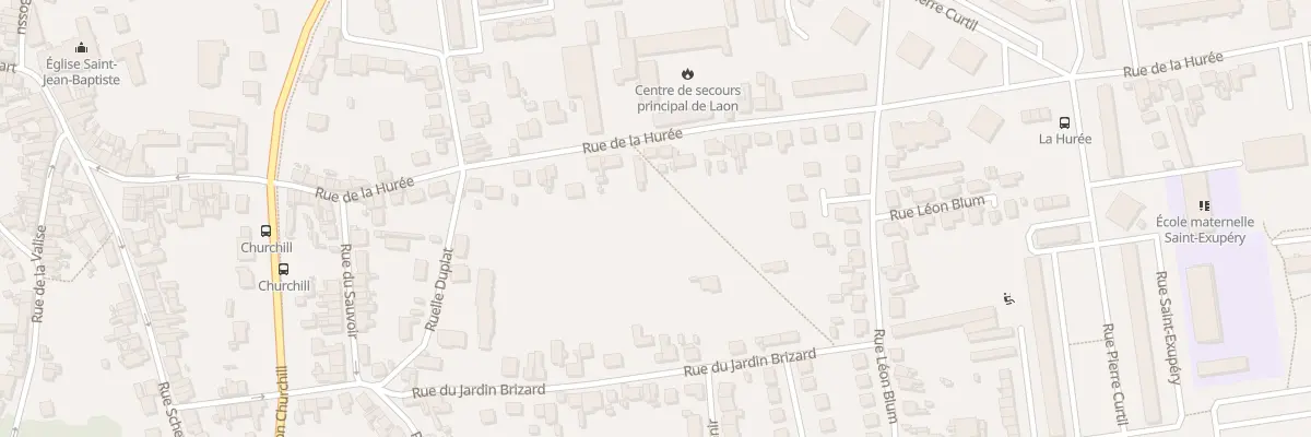 Plan du 76 Rue de la Hurée à Laon
