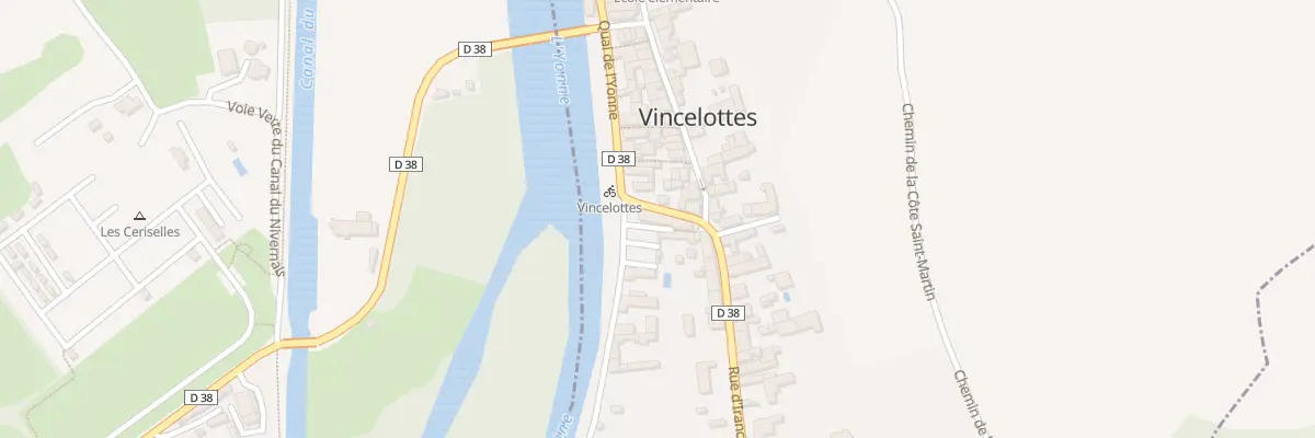 Plan du 1 Pl Théodore Longpré à Vincelottes