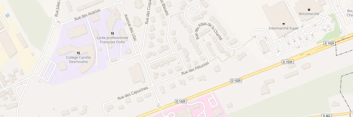 Plan du 72 Rue des Géraniums à Guise