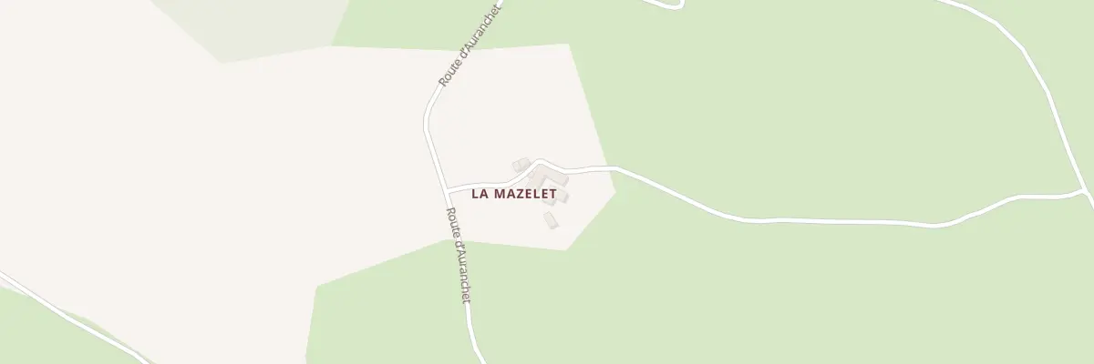 Plan du 5017 Le Mazelet à Arzenc-de-Randon