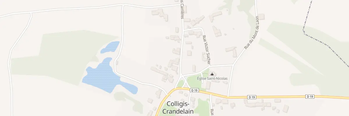 Plan du 11 Rue des Carrières à Colligis-Crandelain