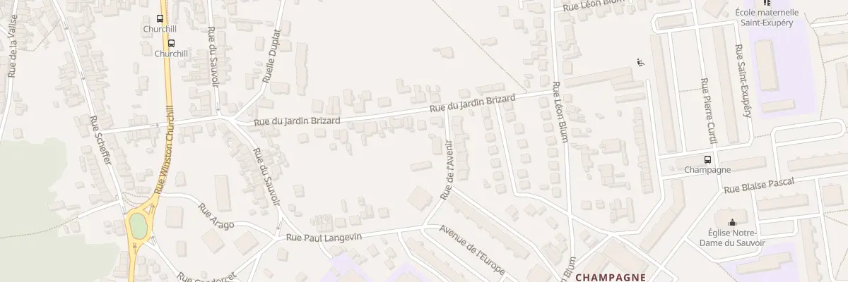 Plan du 32 Rue du Jardin Brizard à Laon