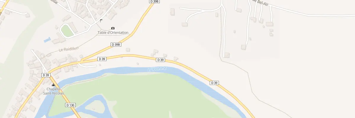 Plan du 2 Rue du Pont à Mailly-le-Château