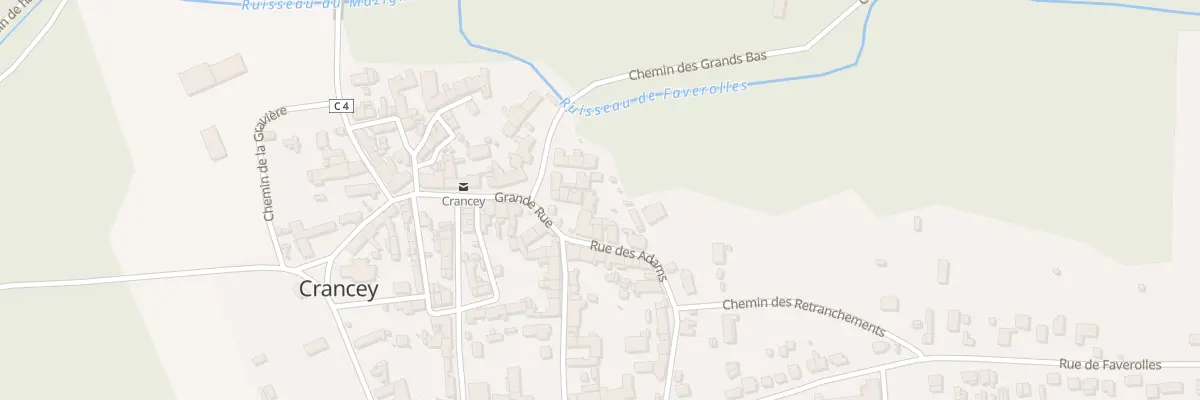 Plan du 8 Pl du Guevet à Crancey