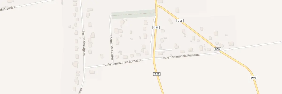 Plan du 272E Les Yattes à Crancey