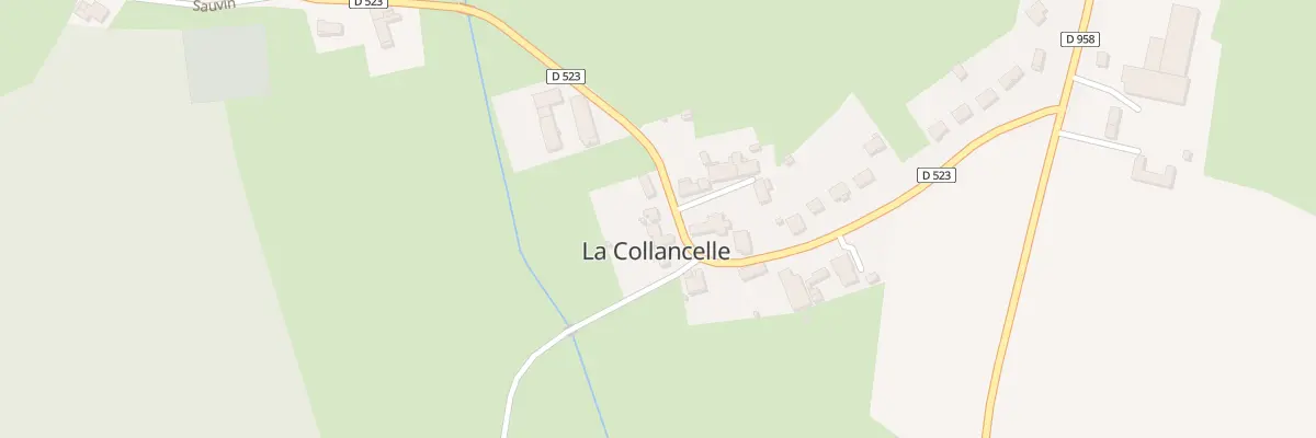 Plan du 35 Le Bourg à La Collancelle