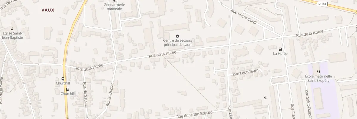 Plan du 82 Rue de la Hurée à Laon