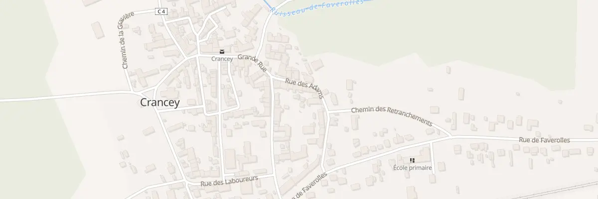 Plan du 57 Le Village à Crancey