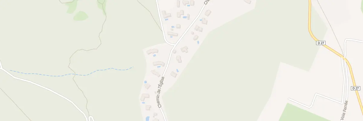 Plan du 19 Che de l’Eglise à La Boissière