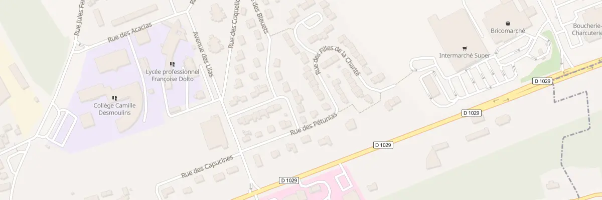Plan du 99 Rue des Géraniums à Guise
