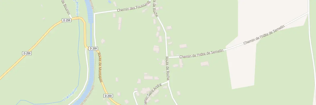 Plan du 9001 Le Bourg à Mont-et-Marré