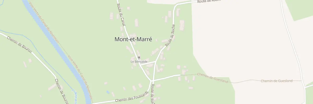 Plan du 65 Le Bourg à Mont-et-Marré