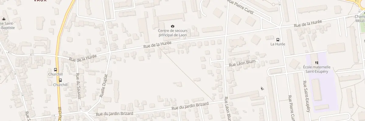 Plan du 86 Rue de la Hurée à Laon